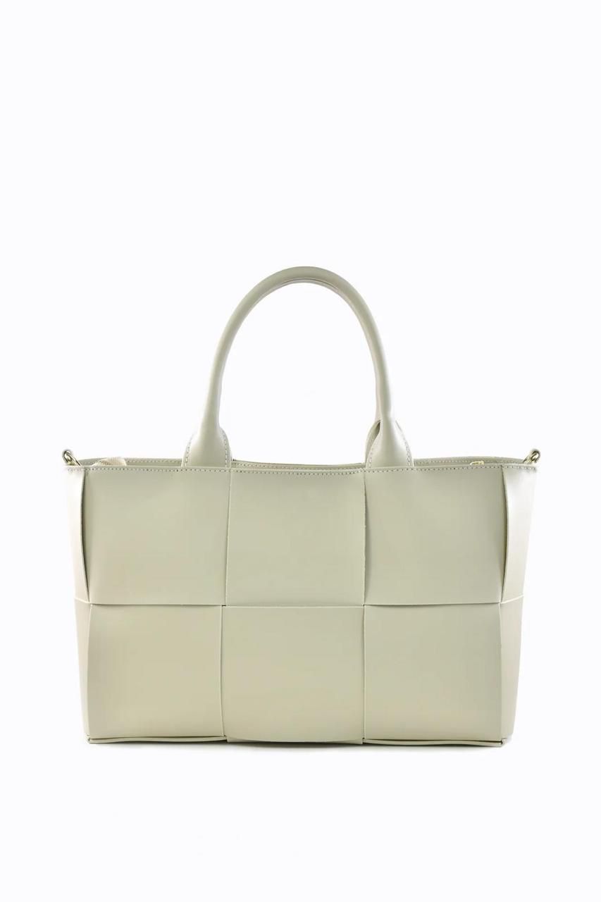 Borsa Venice in pelle spazzolata beige