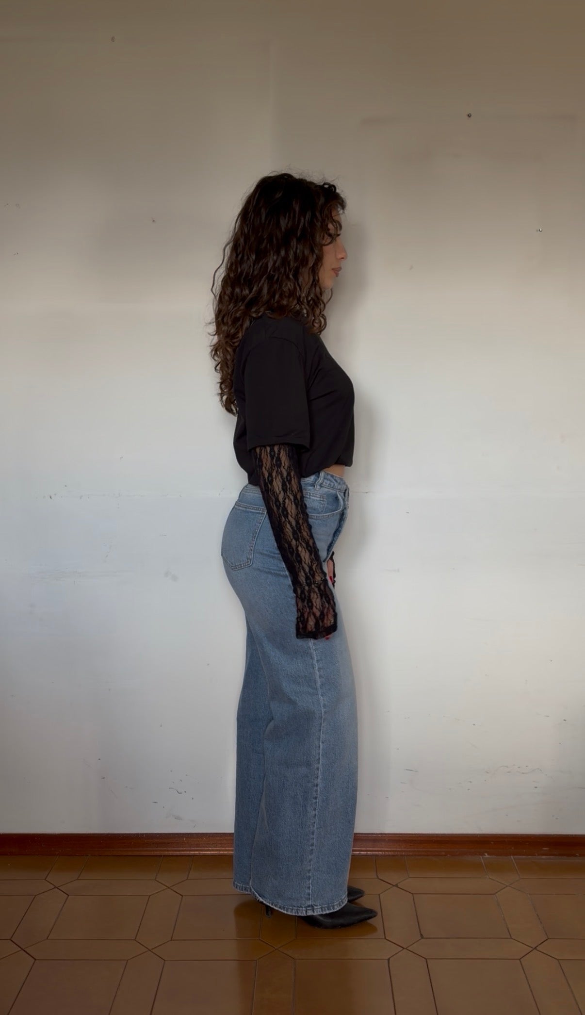 Jeans due bottoni