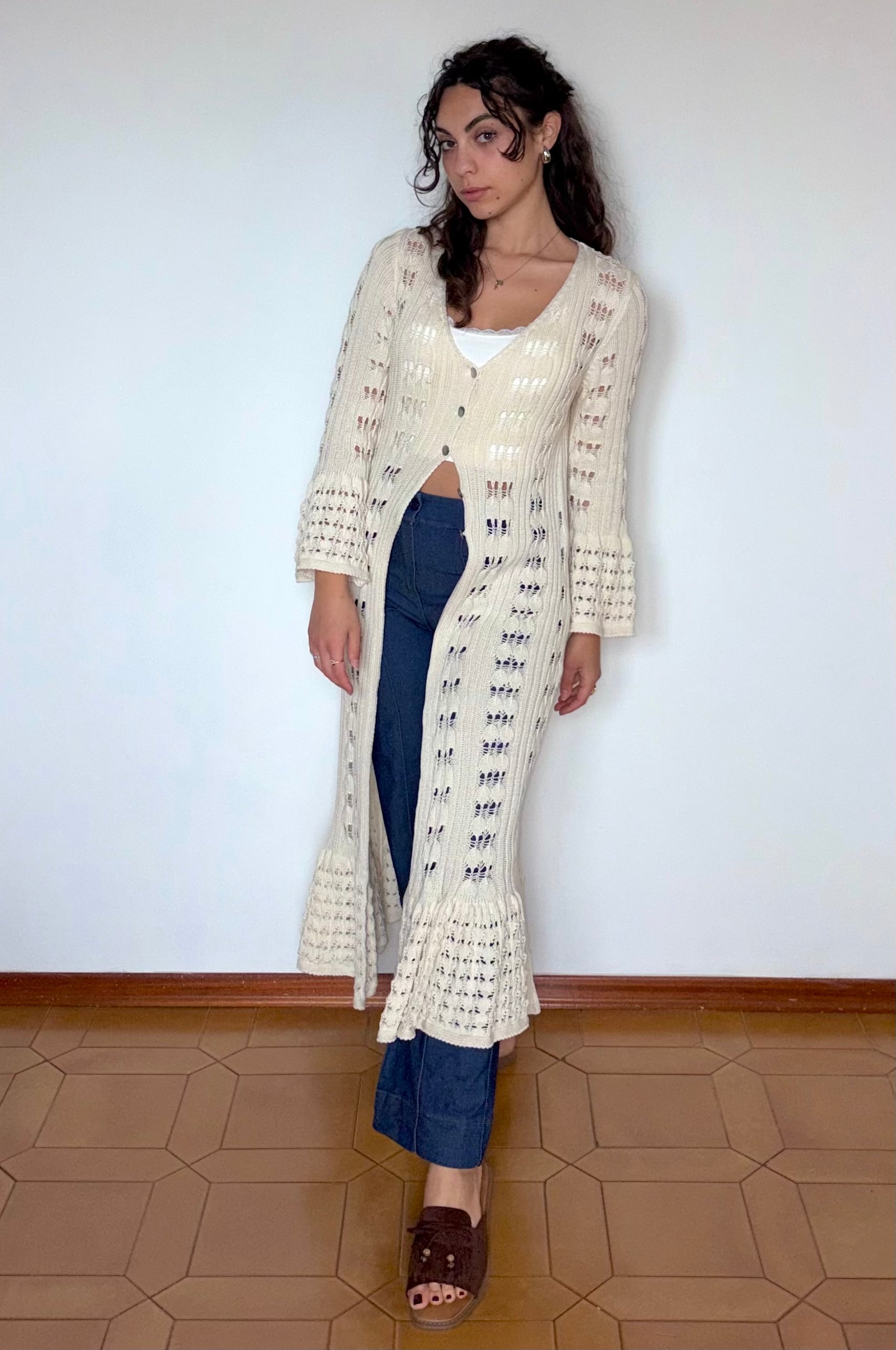 Cardigan Soleira crochet