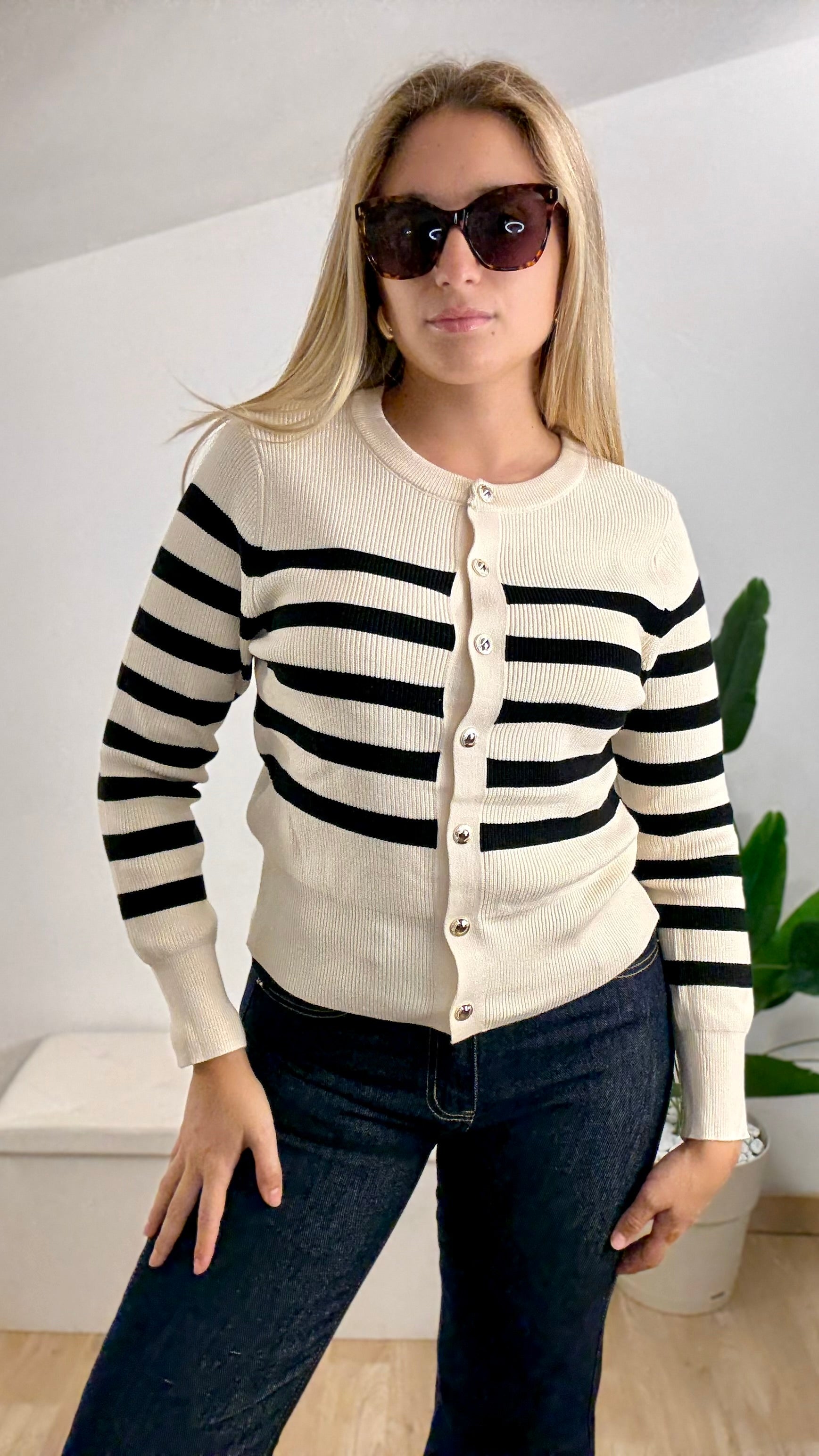 Cardigan Striped