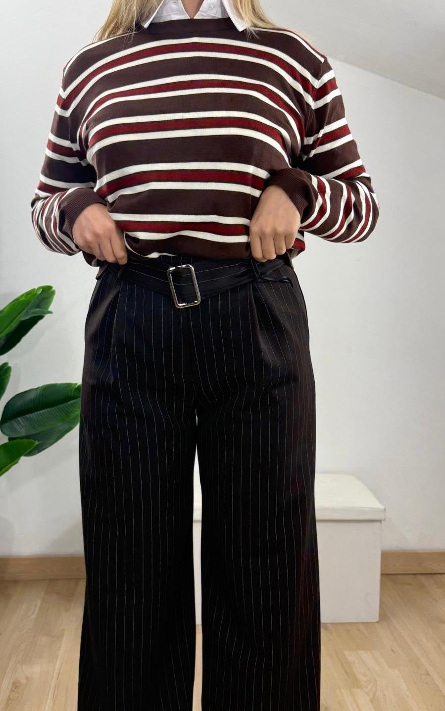 Pantalone gessato