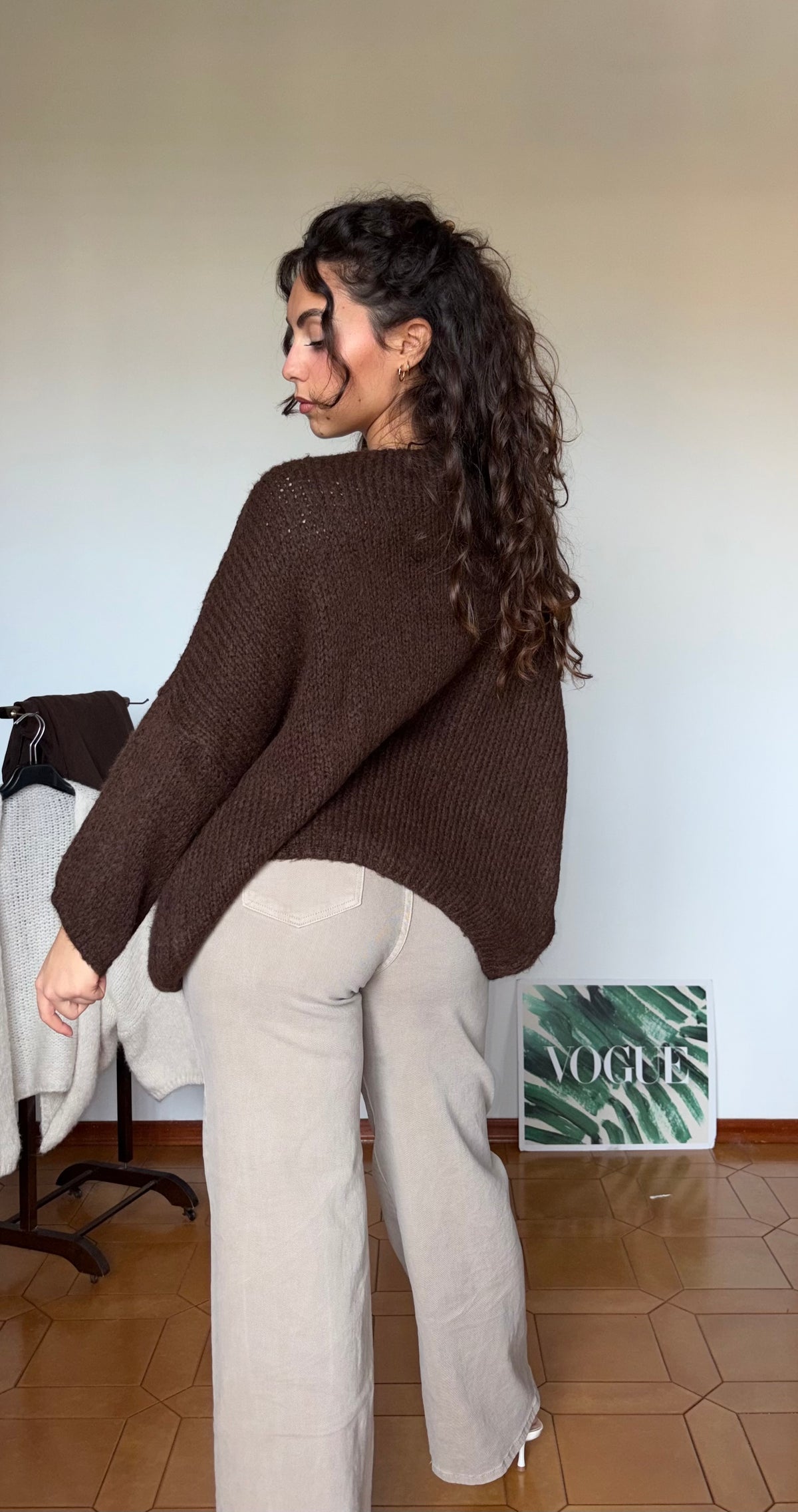 Cardigan corto aperto
