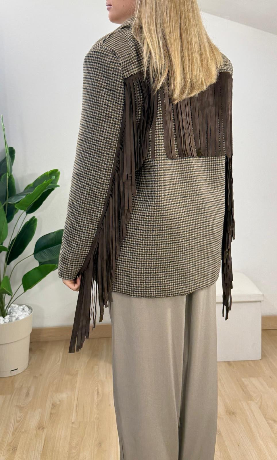 Blazer con frange