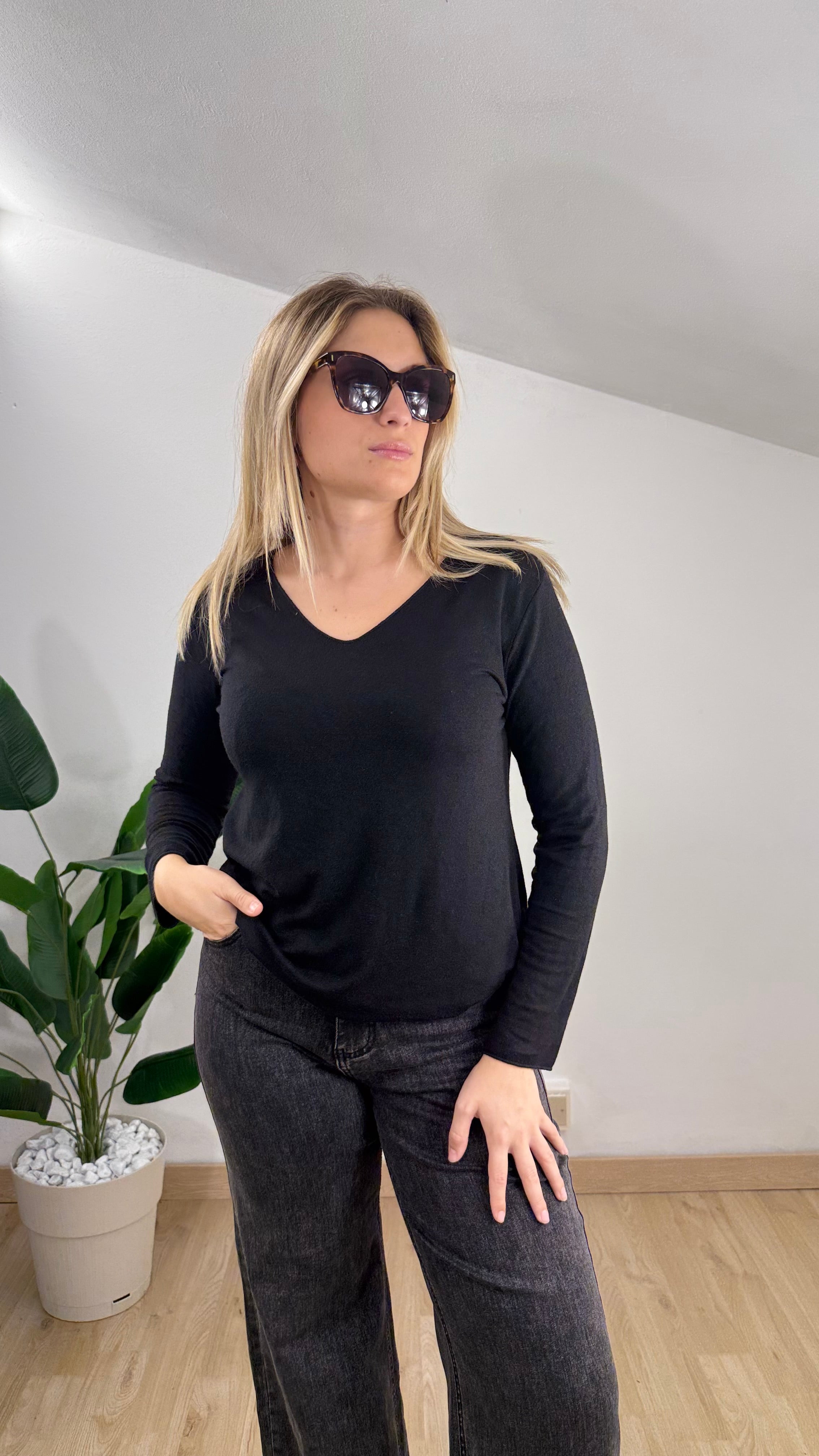 Maglia Susy scollo V