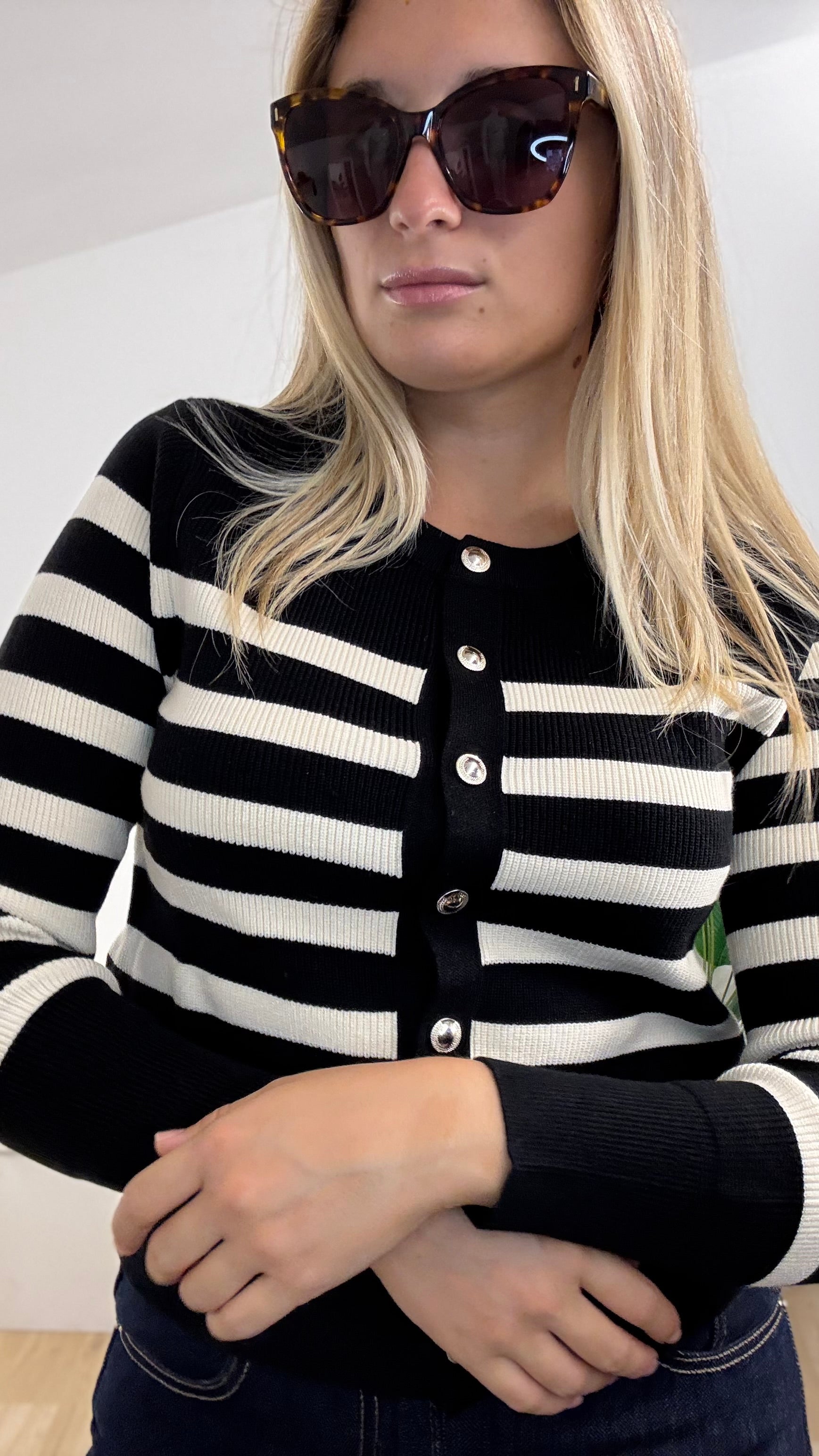 Cardigan striped