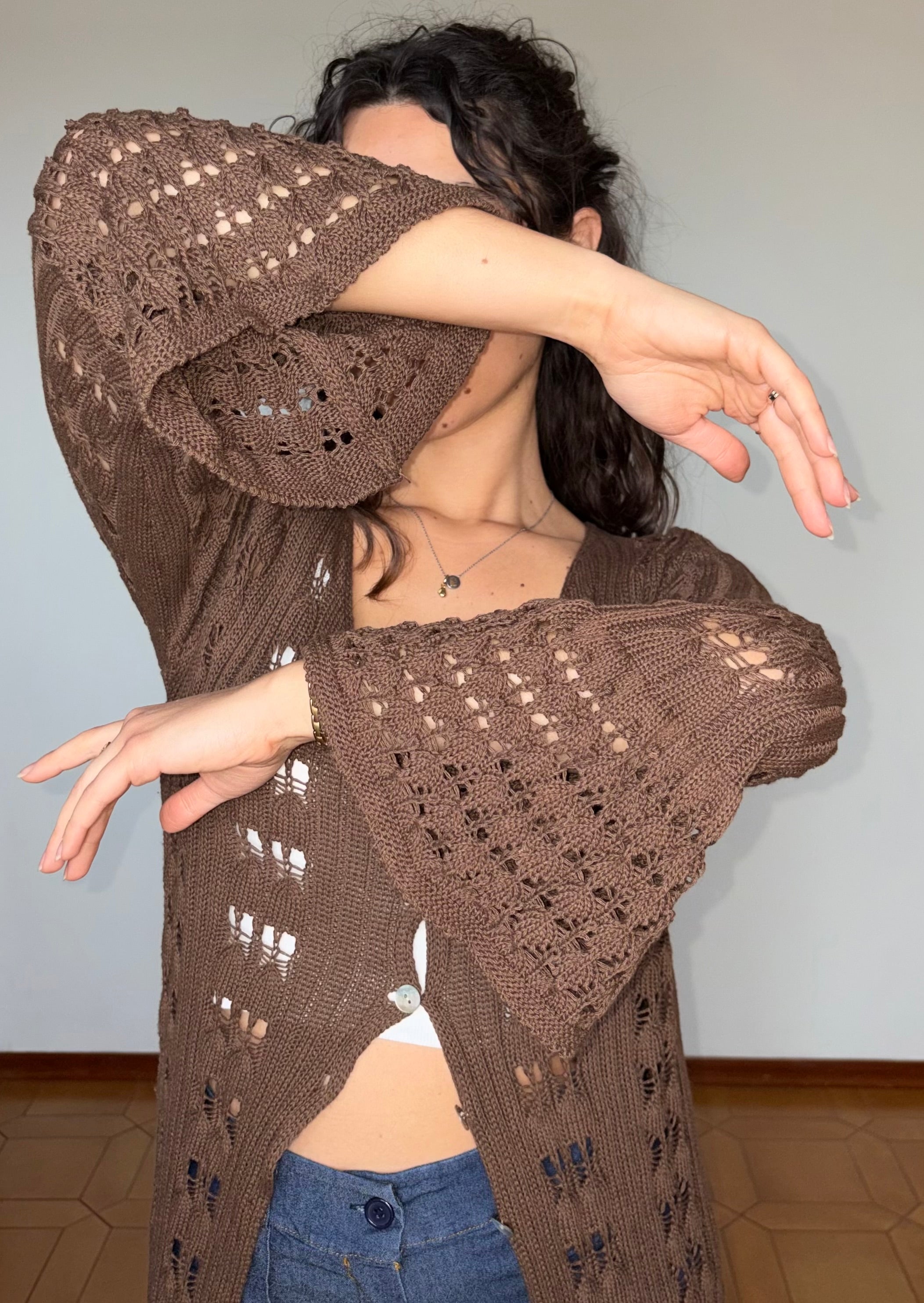 Cardigan Soleira crochet