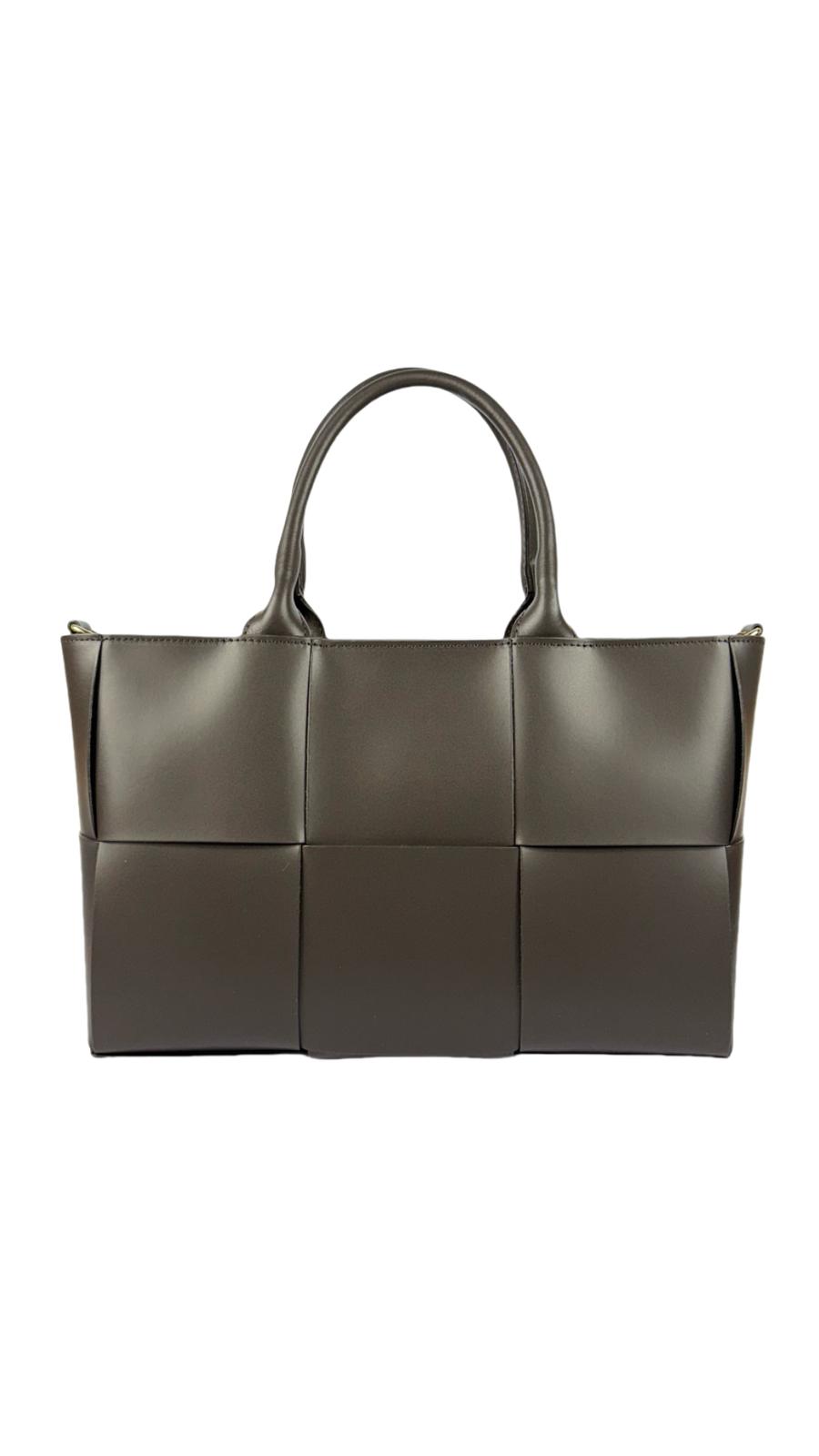 Borsa Venice in vera pelle spazzolata