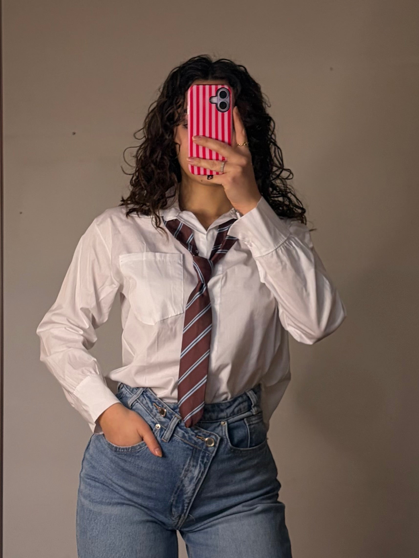 Camicia con cravattino