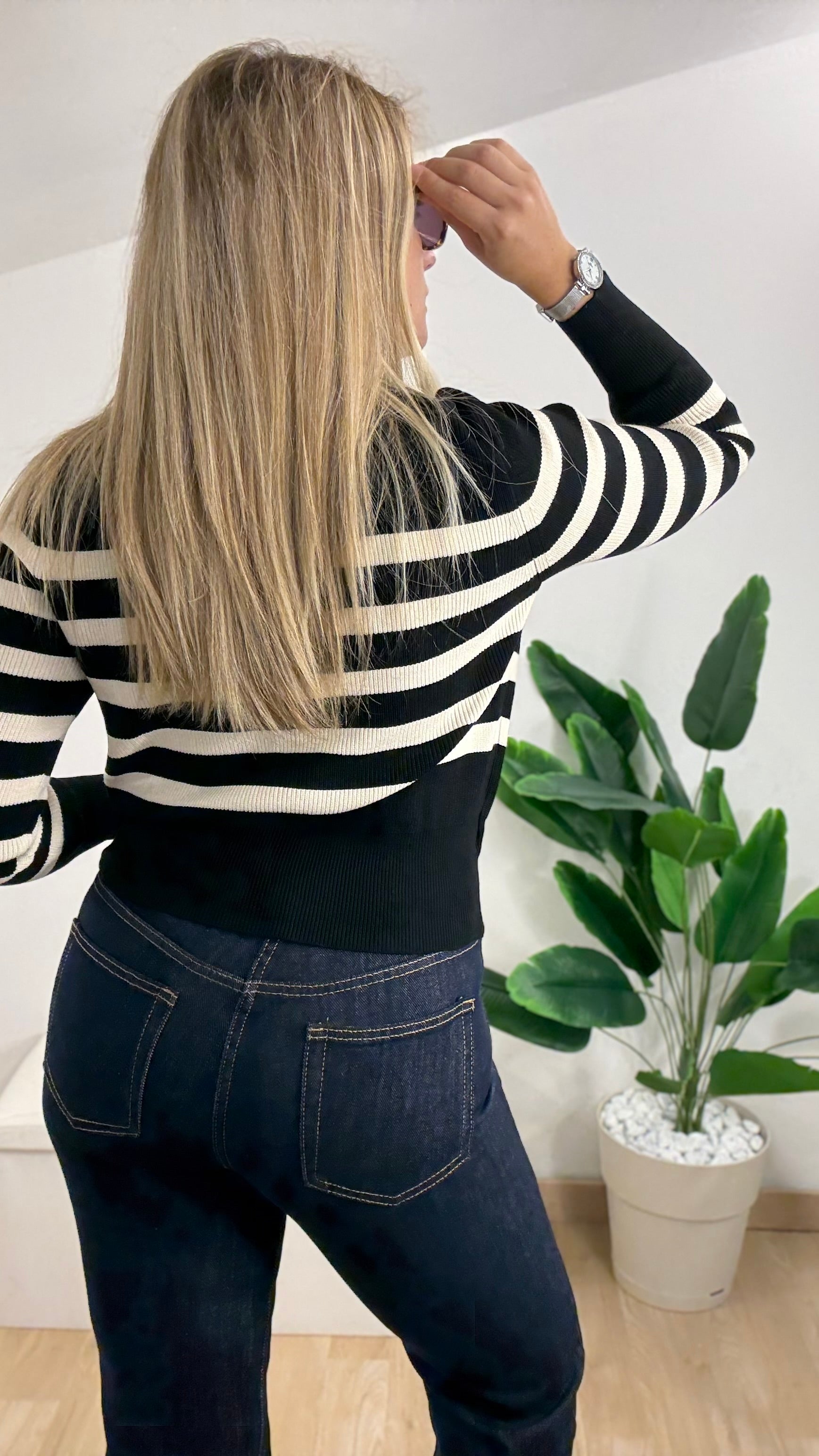 Cardigan striped