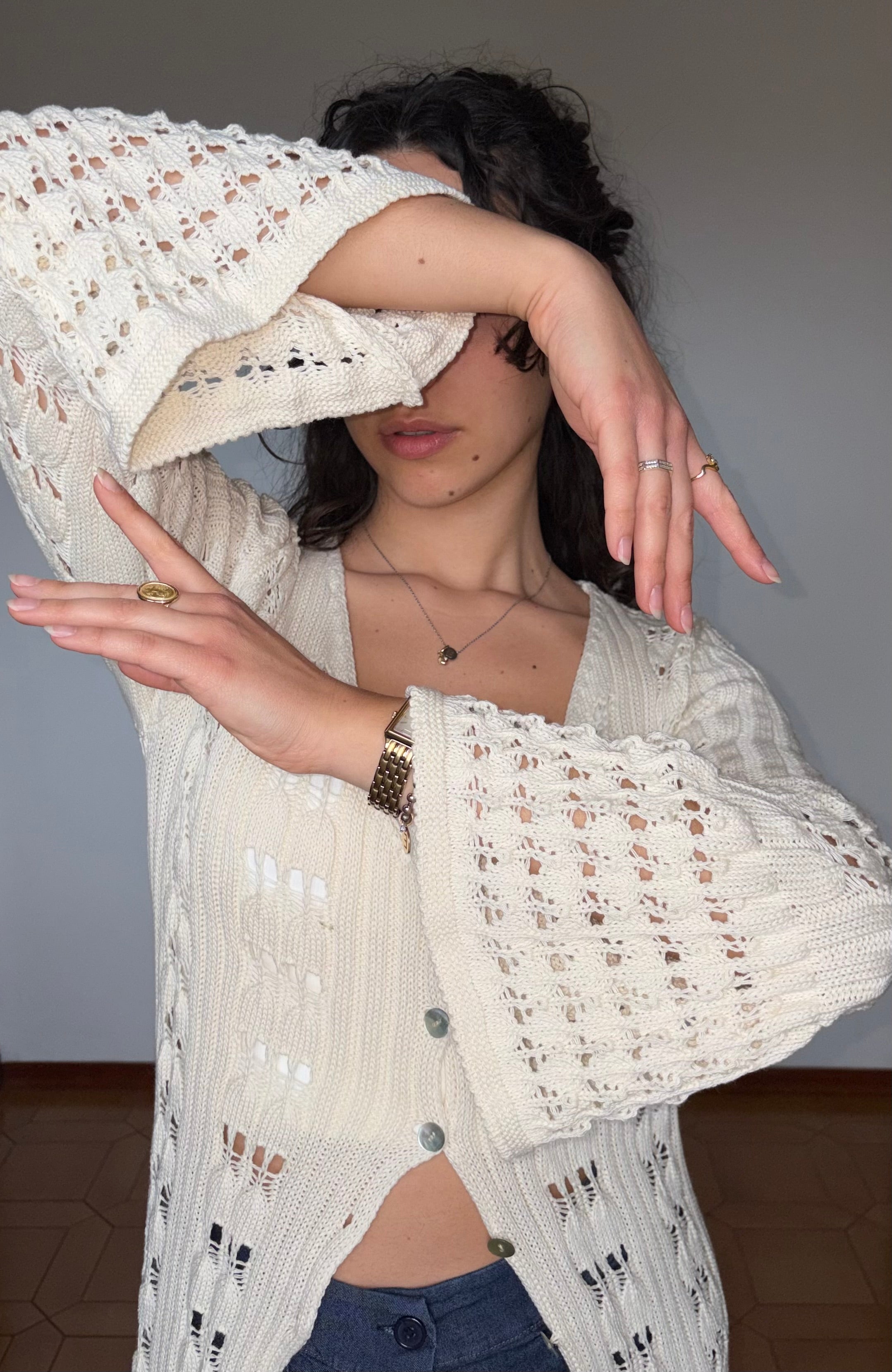 Cardigan Soleira crochet