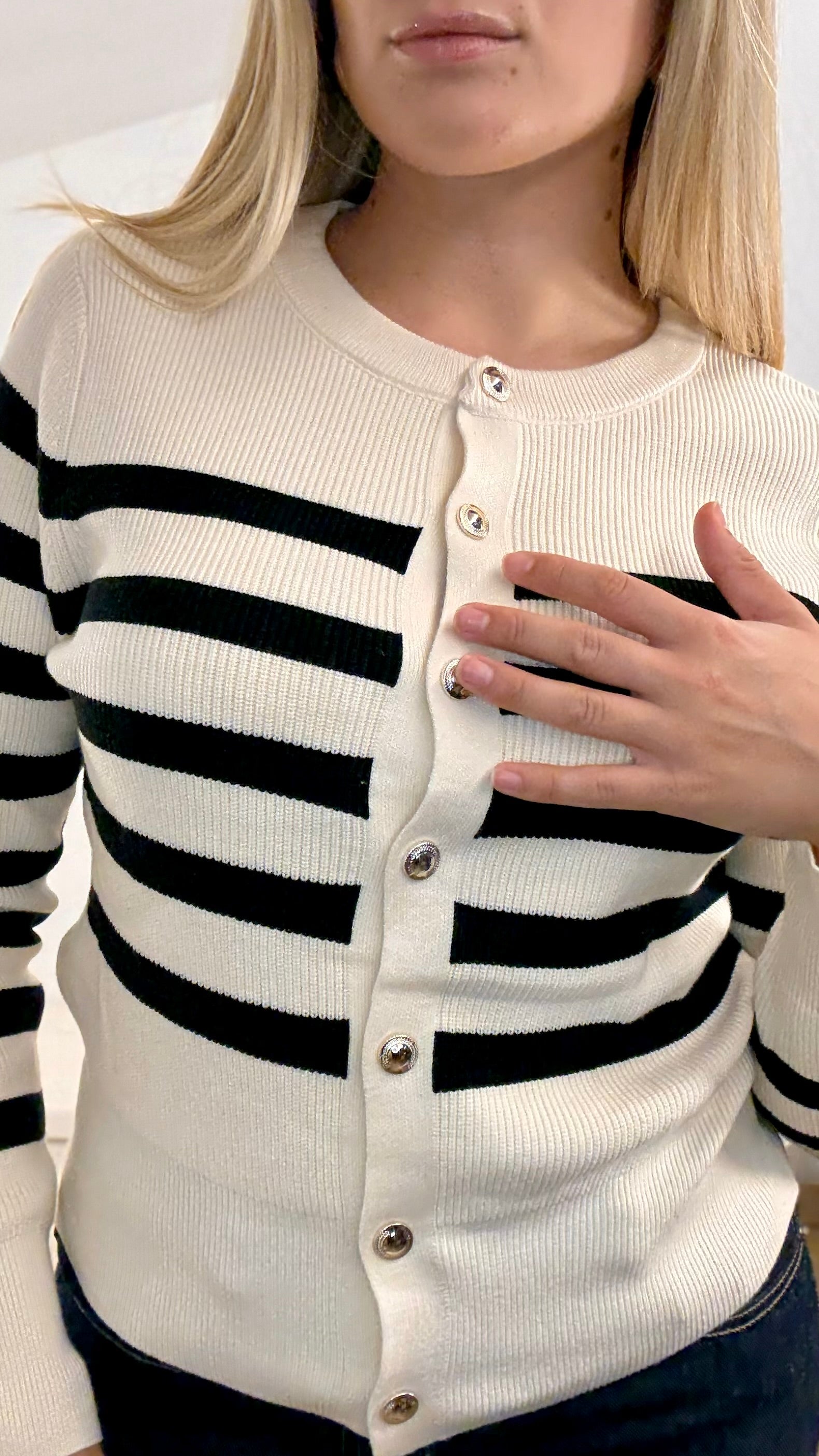 Cardigan Striped