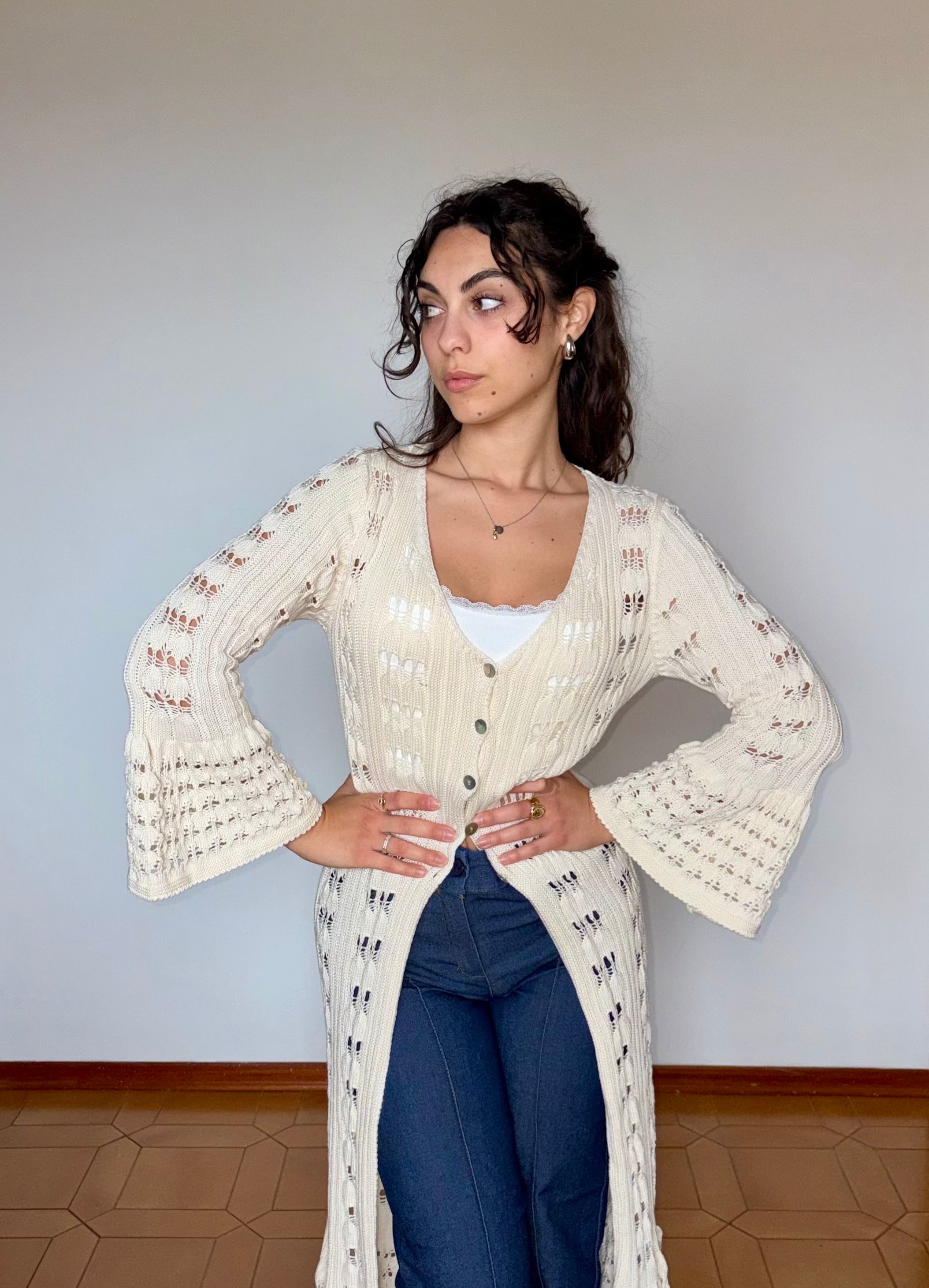 Cardigan Soleira crochet