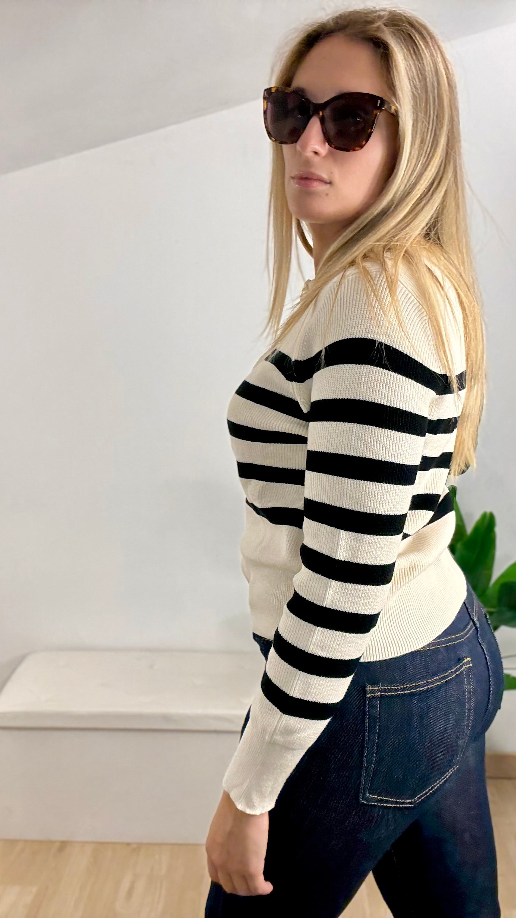 Cardigan Striped