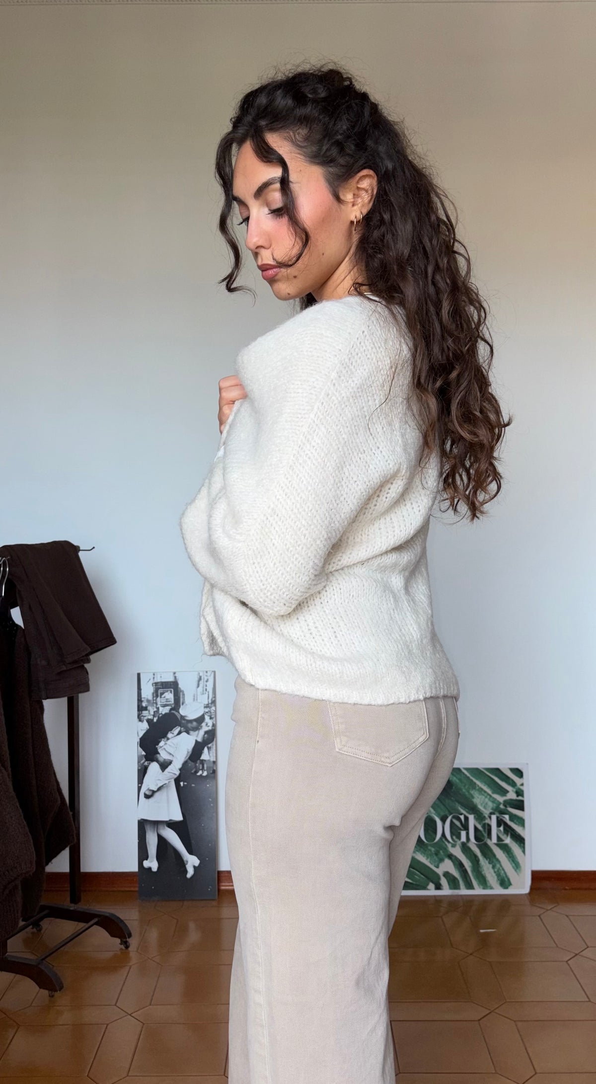 Cardigan corto aperto
