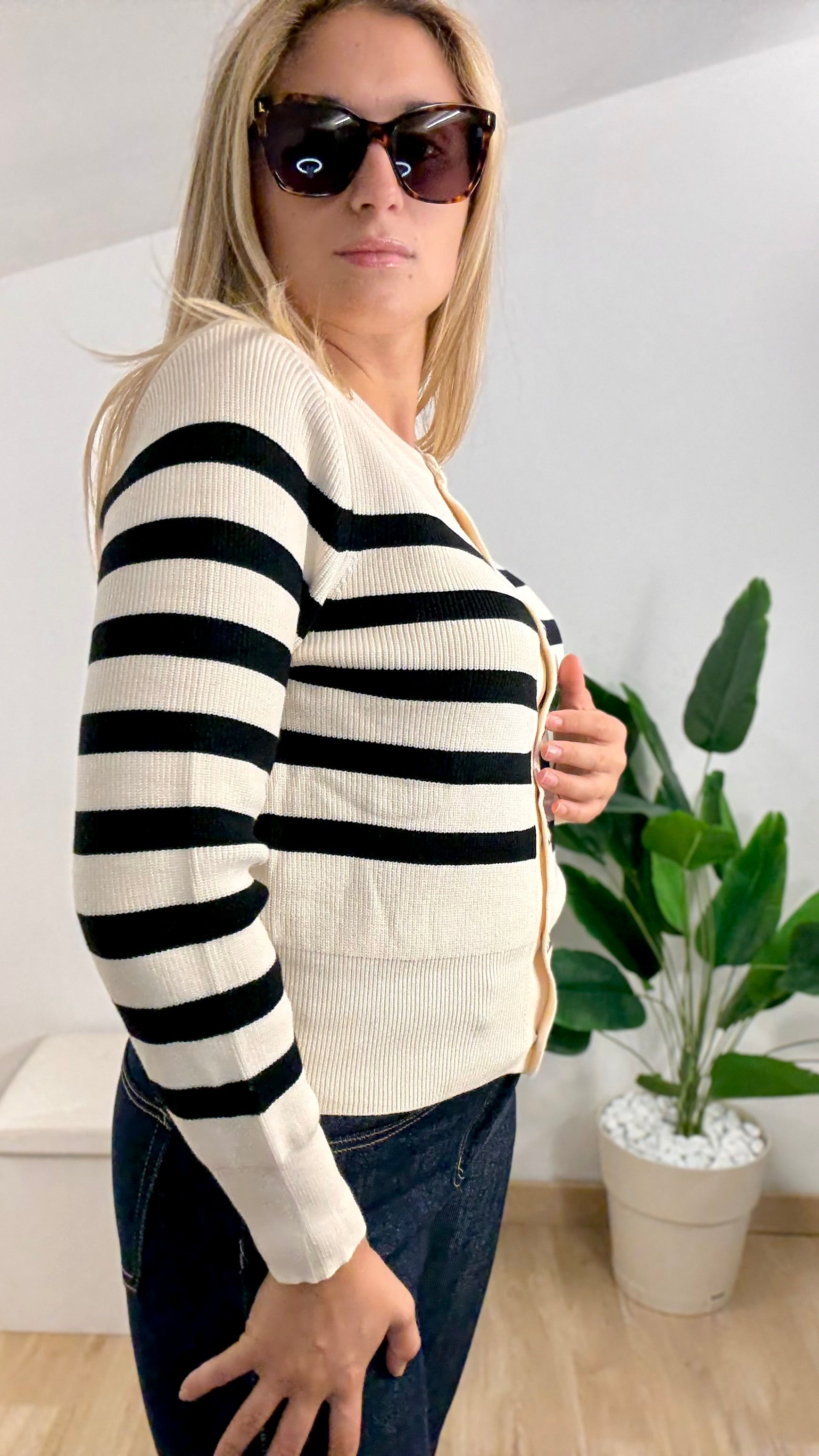 Cardigan Striped