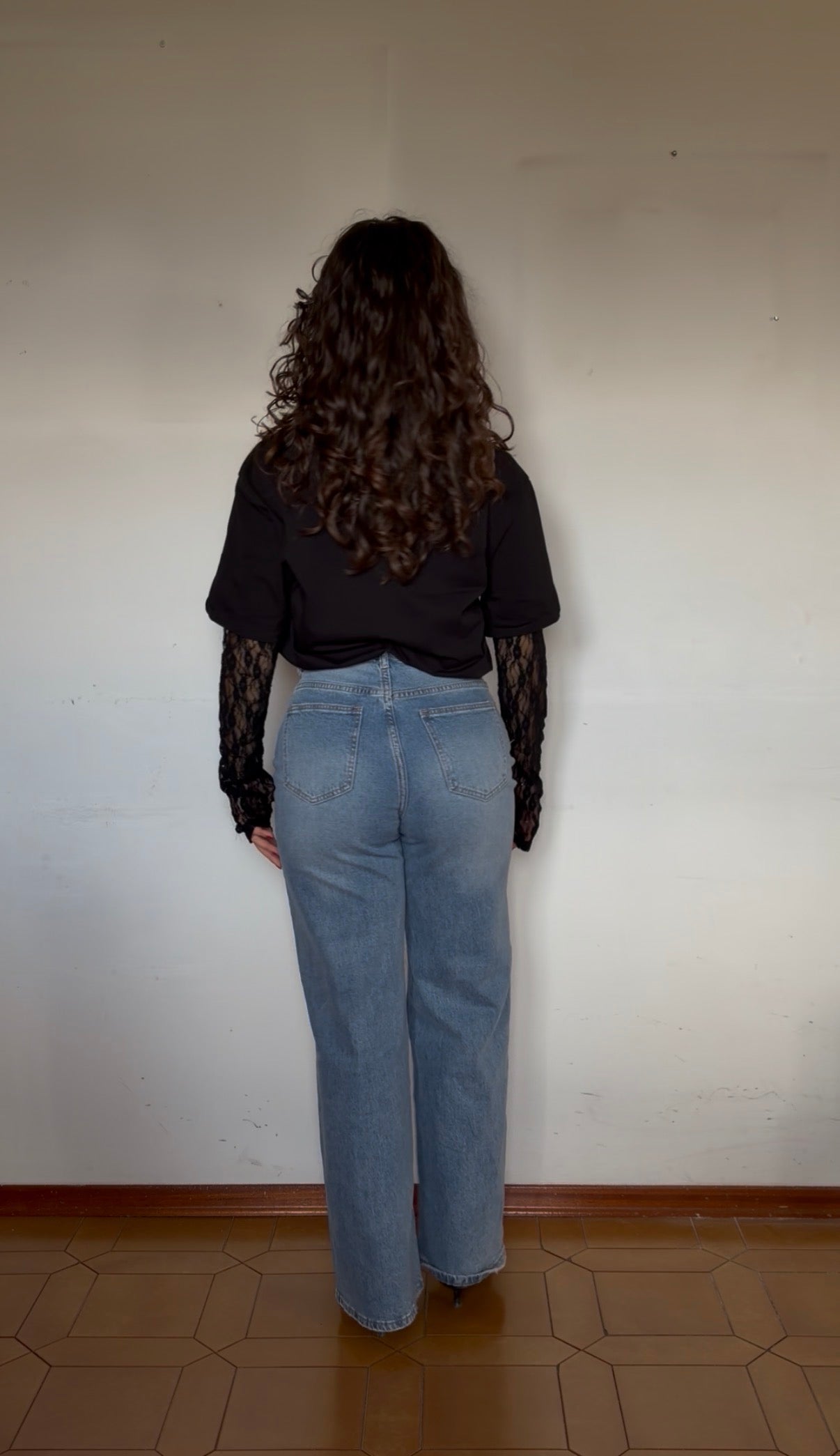 Jeans due bottoni