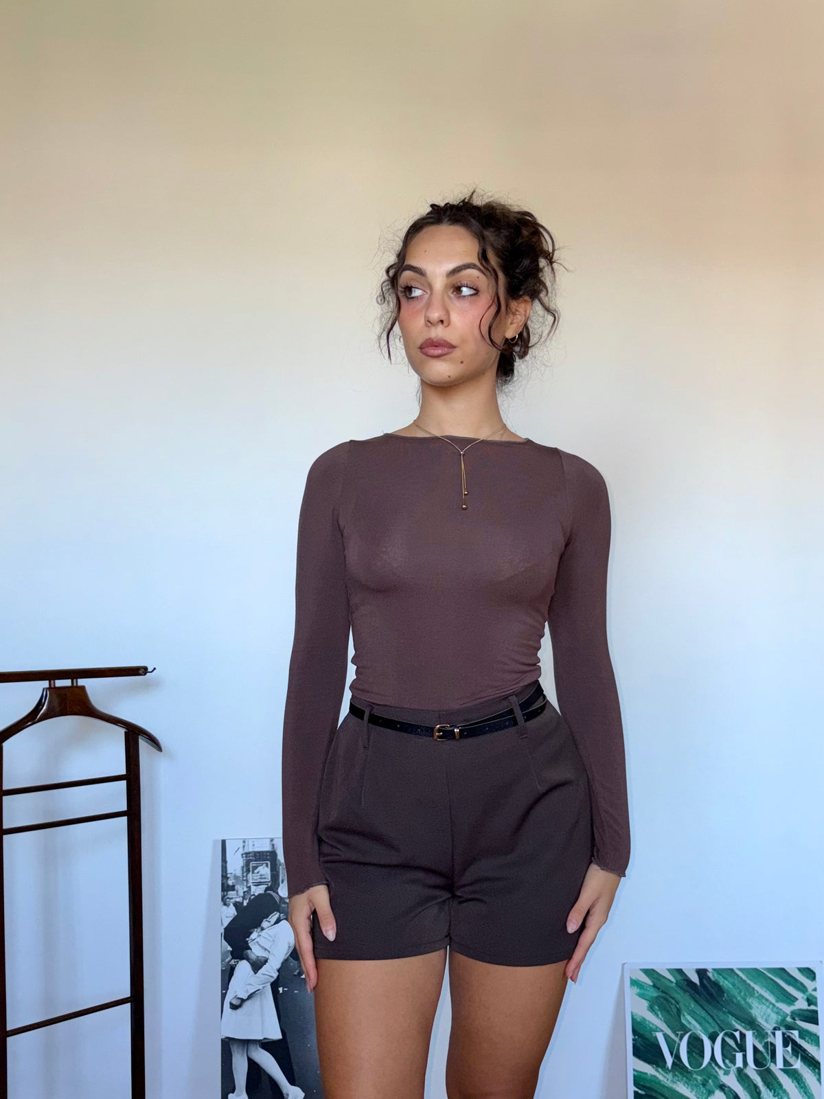 Cashmere ultralight marrone