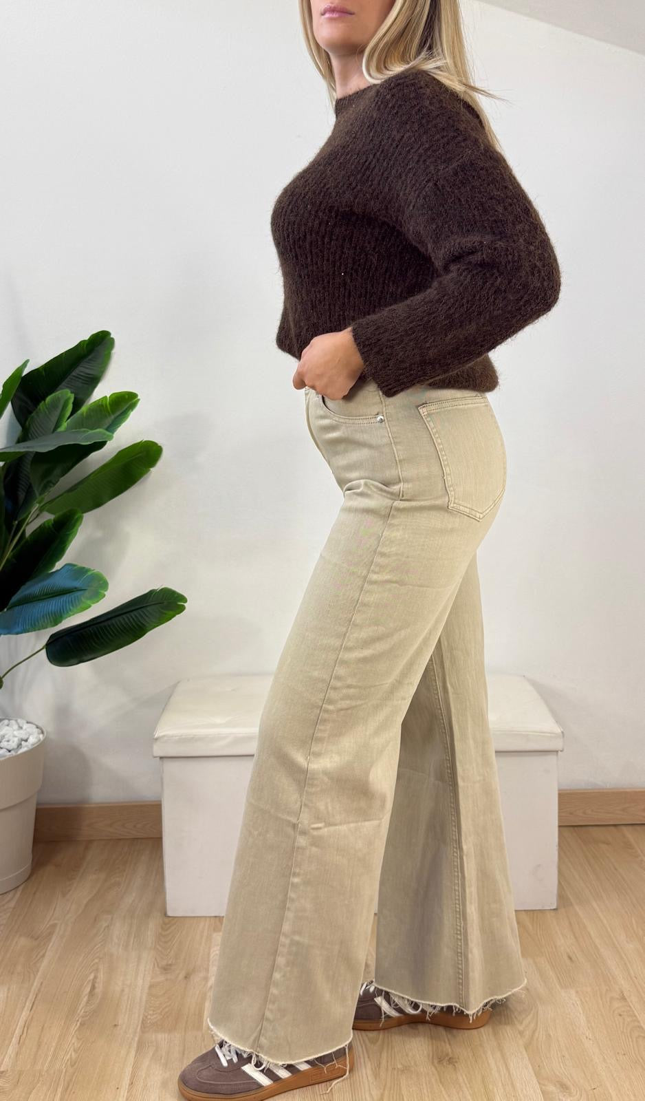 Jeans basic beige