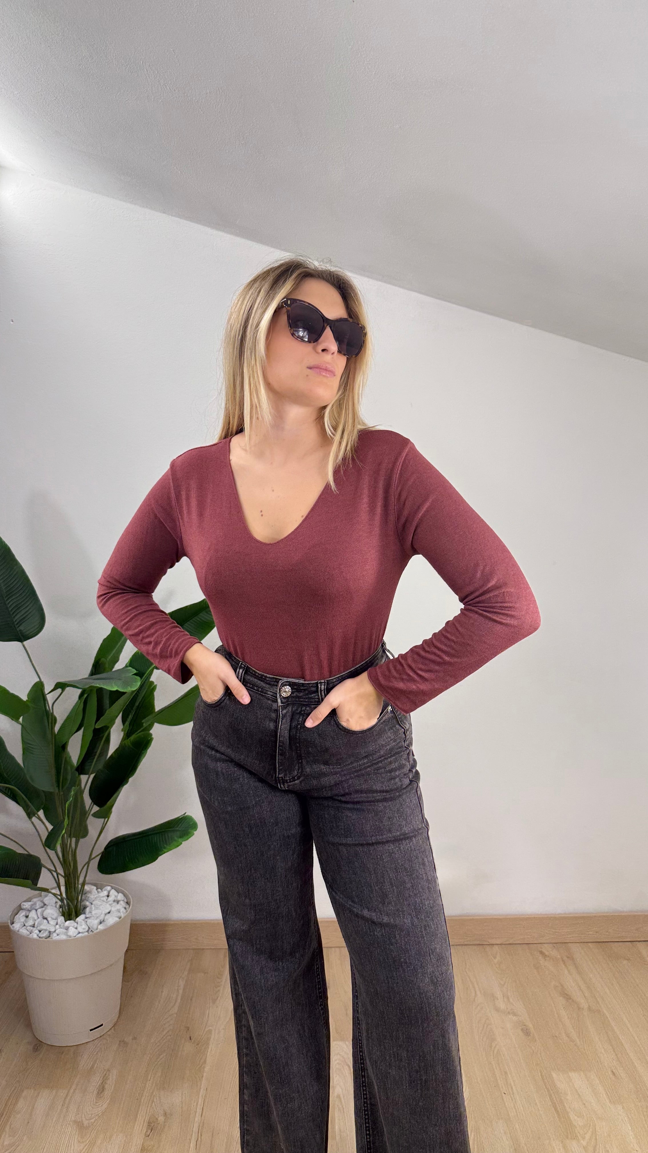 Maglia Susy scollo V