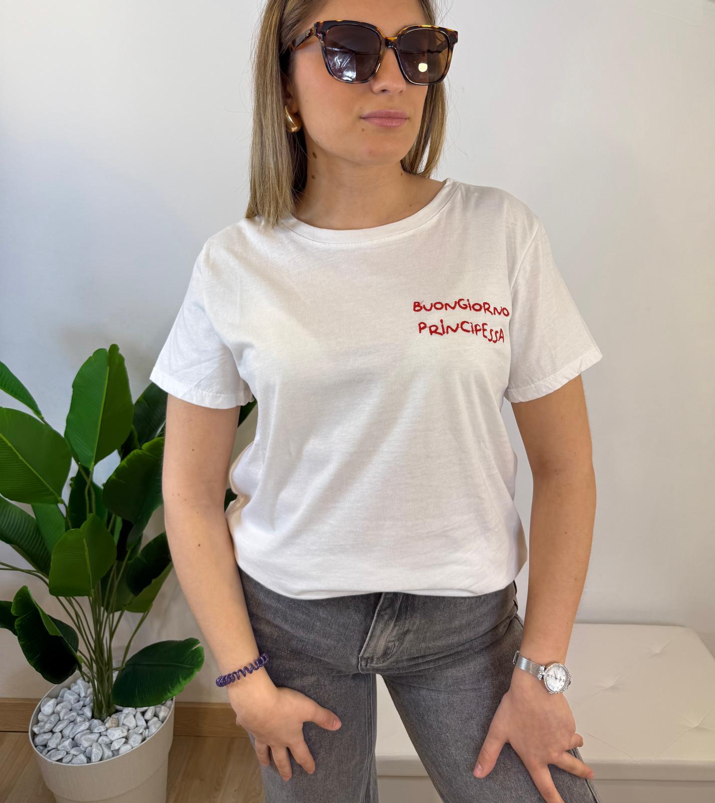 T-shirt "buongiorno principessa"